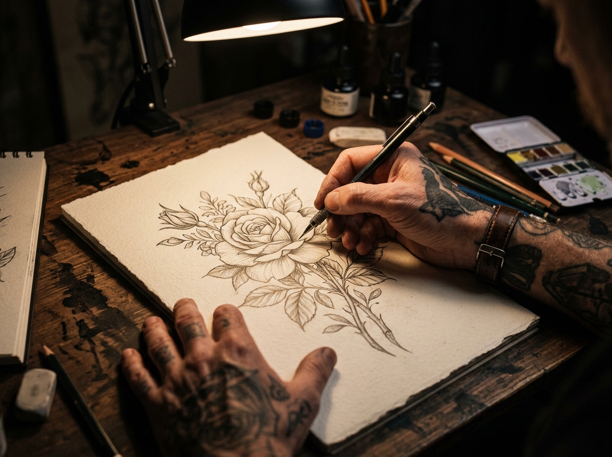 Custom Sketching Process